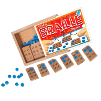 Alfabeto Braille Vazado