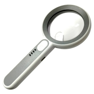 LUPA DE MÃO 12X COM 16 LEDS